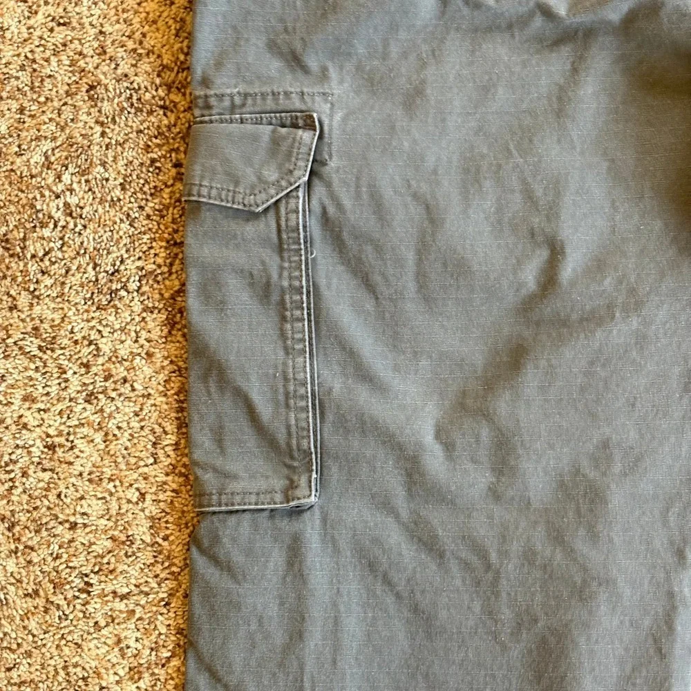 Wrangler Men Cargo Pants Workwear Ripstop Tactical 42x30 Gray Reinforced Pockets